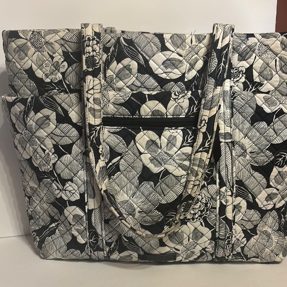Vera Bradley Black and White Floral Tote and Bundle - Picture 13 of 15